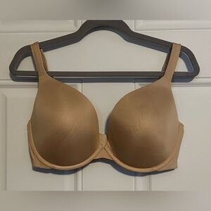 Lane Bryant Cacique Beige Boost Plunge Underwire Bra - 38DDD